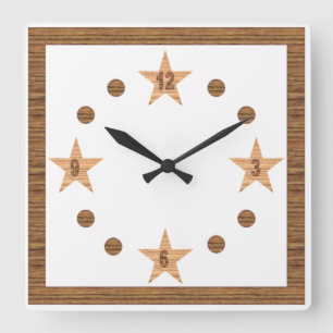 Acrylic wall clock, Tall-DESIGN CLOCK Square
