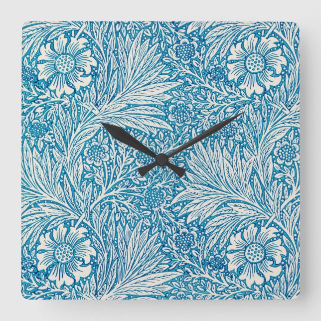 ACRYLIC WALL CLOCK : WILLIAM MORRIS DESIGNS (Front)