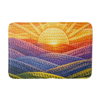 Acrylic wool bath mat