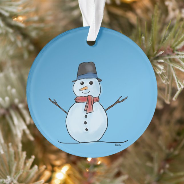 Acryllic snowman ornament (Tree)
