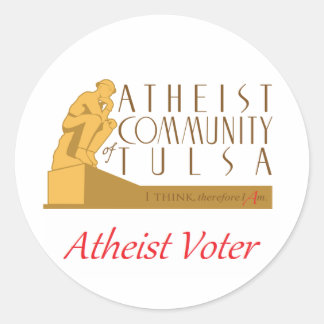 ACT "Atheist Voter" Sticker