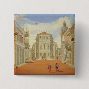 Act II, scenes I and VIII 15 Cm Square Badge