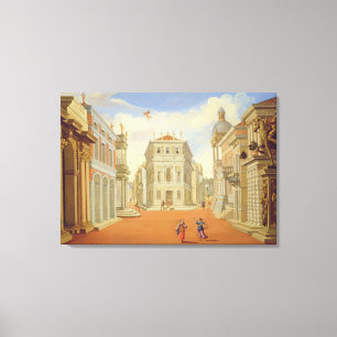 Act II, scenes I and VIII Canvas Print