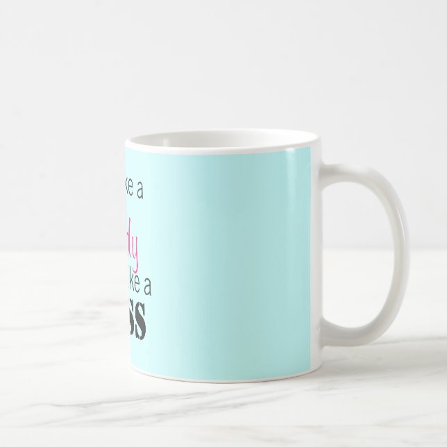 Act Like a Lady Think Like a Boss Coffee Mug (Right)