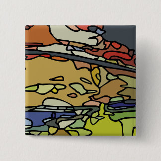 'act natural' - 2" Square Button