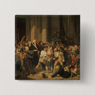 Act of Courage of Monsieur Defontenay 15 Cm Square Badge