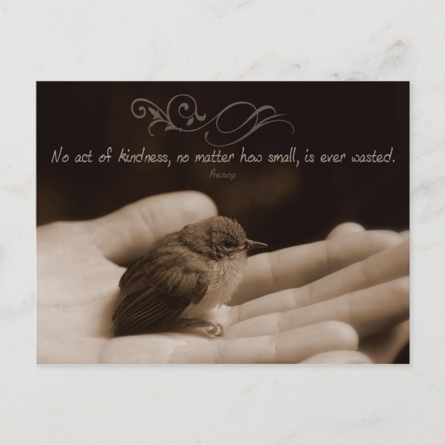 Act of Kindness Inspirational Post Card (Front)