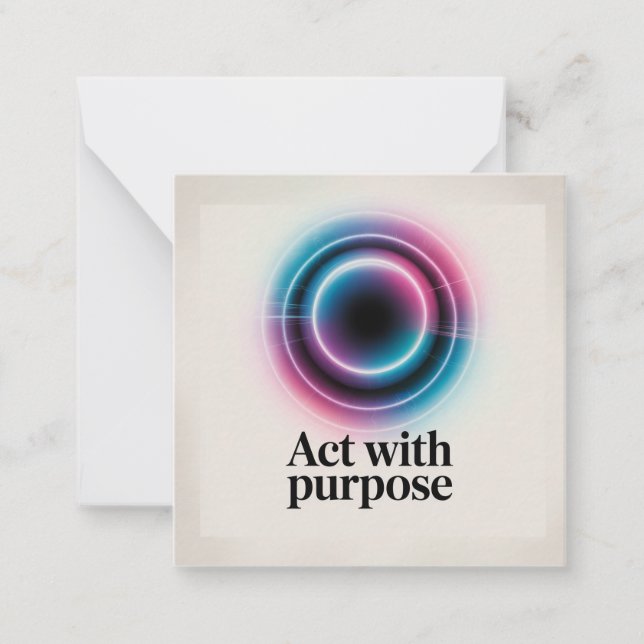 Act With Purpose Card (Front)