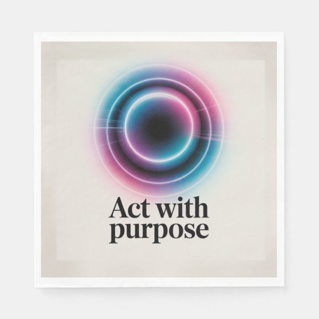 Act With Purpose Napkin (Front)