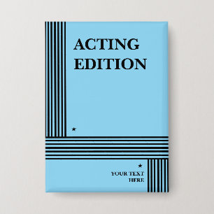 Acting Edition Play Script Styled