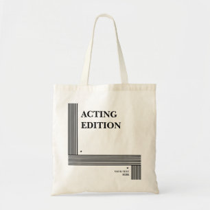 Acting Edition Play Script Styled Tote Bag