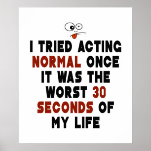 Acting Normal Poster