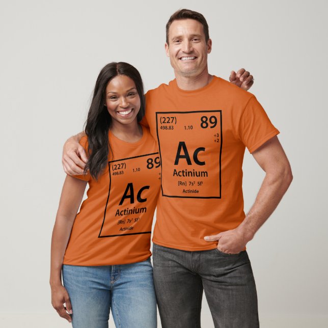 Actinium Element (black) T-Shirt (Unisex)