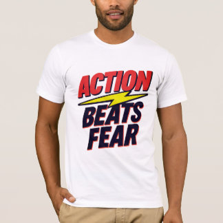 Action Beats Fear Inspirational Graphic Tee