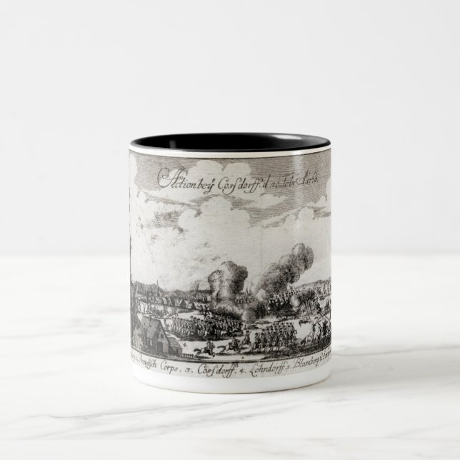 Action bey Cossdorff Two-Tone Coffee Mug (Center)