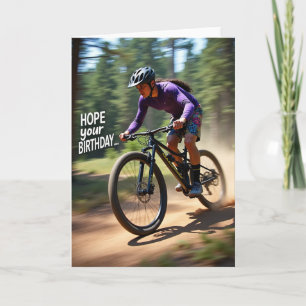 Action Bike Birthday Card