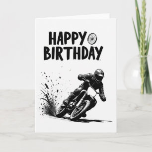 Action Birthday Rider Card
