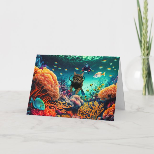 Action Cats! Card (Front)