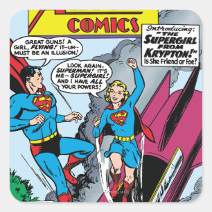 Action Comics #252 Square Sticker