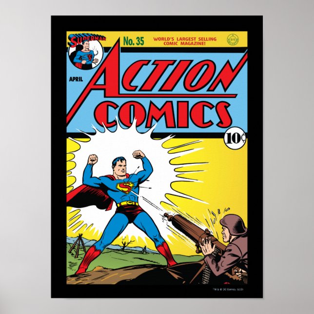 Action Comics #35 Poster (Front)