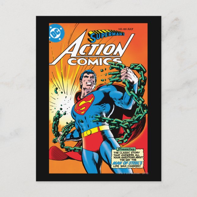 Action Comics #485 Postcard (Front)