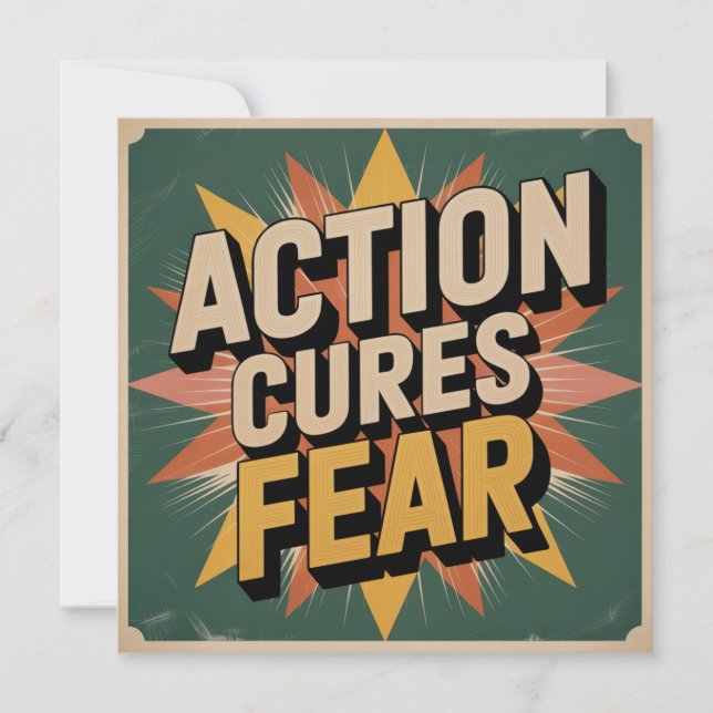 Action Cures Fear Card (Front)