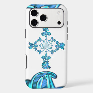 Action Cyan Teal Abstract Graffiti Art Print