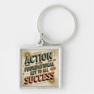 Action Is The Foundational Key To All Success Ring