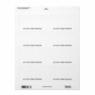 Action Items Pending | High-Contrast Shipping