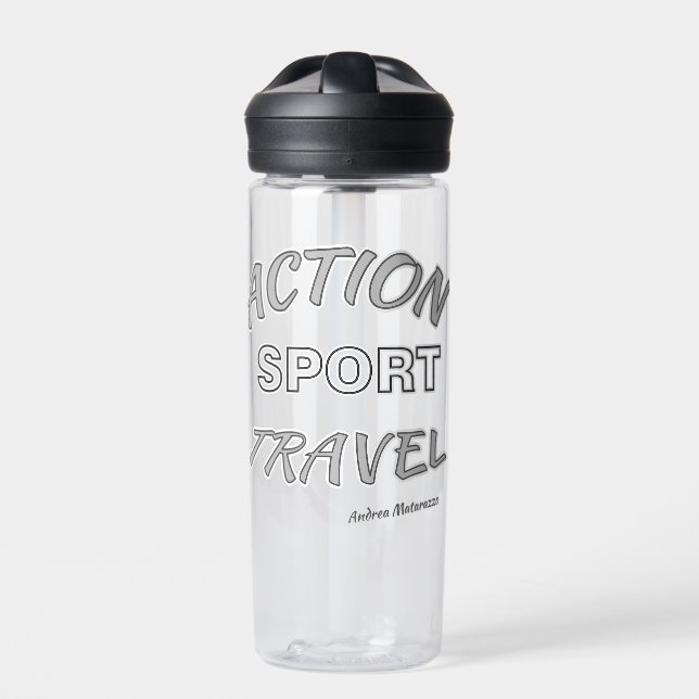 Action Sport Travel Water Bottle (Front)