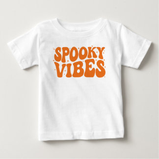 Actious Spooky Vibes, Halloween  Baby T-Shirt