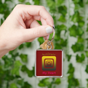 Activate My Heart Key Ring