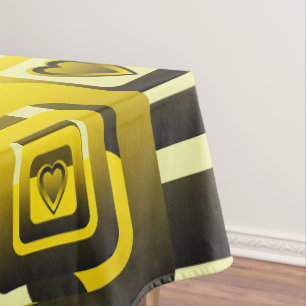 Activate My Heart Pattern Tablecloth