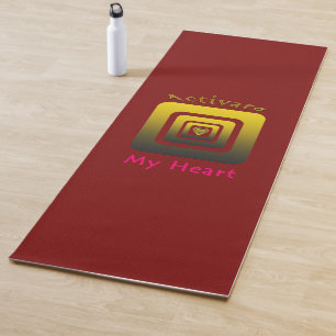 Activate My Heart Yoga Mat
