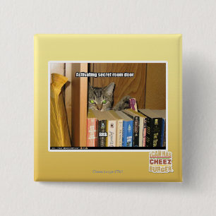 Activating Secret Room Door 15 Cm Square Badge
