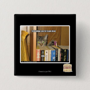 Activating Secret Room Door 15 Cm Square Badge
