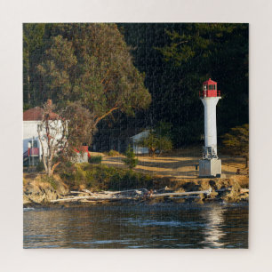 Active Pass Lighthouse - Mayne Island Jigsaw Puzzle