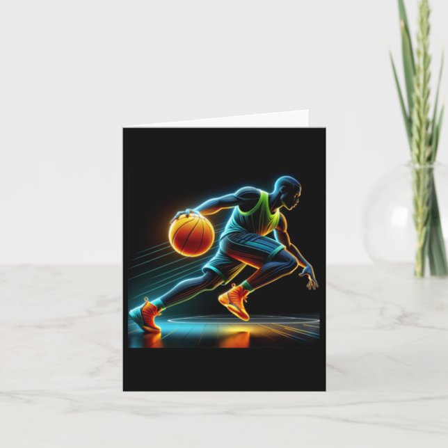Active Shooter Basketball Customisable Design For  Card (Front)