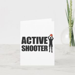 Active Shooter Basketball Player Basketball Active Card