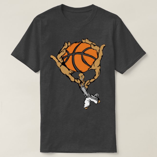 Active Shooter Basketball Sticker 2 T-Shirt (Design Front)