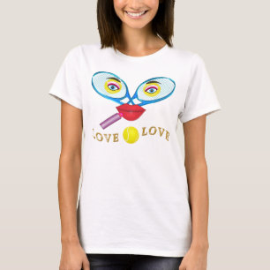 Active Wear Funny Tennis Shirts for Women XS-4XL