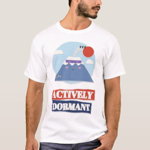 Actively Dormant Sleepy Mt Fuji T-Shirt