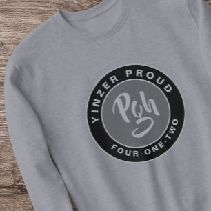 Activewear Sports Fashion Yinzer Pgh Retro Fit Sweatshirt