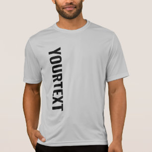 Activewear Template Mens Modern Big Font Text T-Shirt