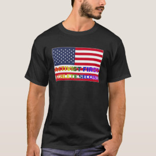 Activist First Athlete Second LGBQT Pride American T-Shirt