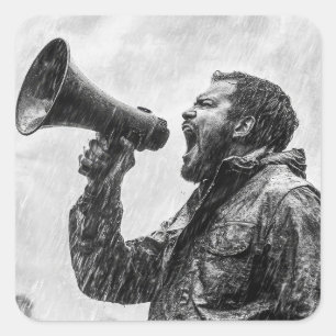 Activist Square Sticker