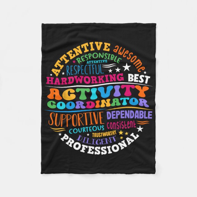 Activity Coordinator Istant Squad Professionals We Fleece Blanket (Front)