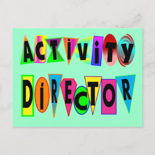 ACTIVITY DIRECTOR POSTCARD