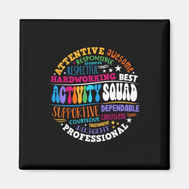 Activity Squad Istant Team Professionals Week Dire Magnet (Front)