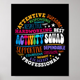Activity Squad Istant Team Professionals Week Dire Poster